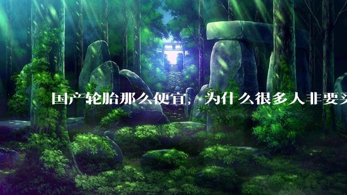 国产轮胎那么便宜，为什么很多人非要买高价的国外轮胎？?